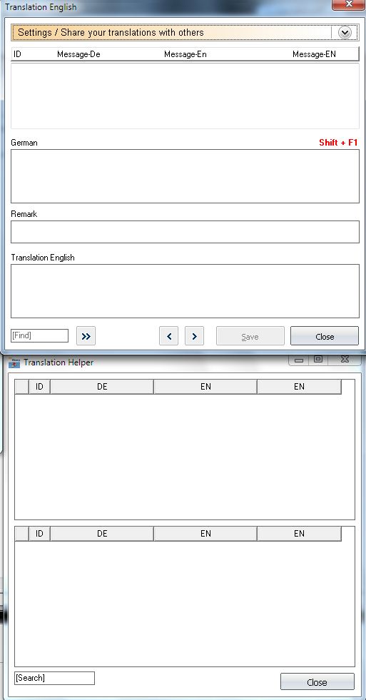 Translation tool Translation tool