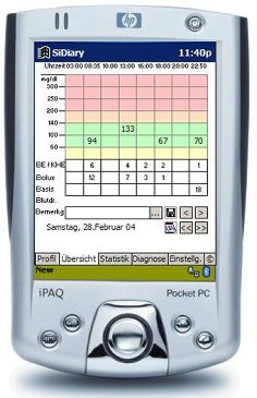 Ansicht Pocket-PC